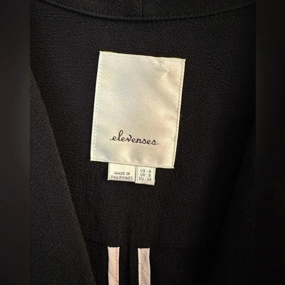 Elevenses black sleeveless jumpsuit size 4 - Picture 2 of 8